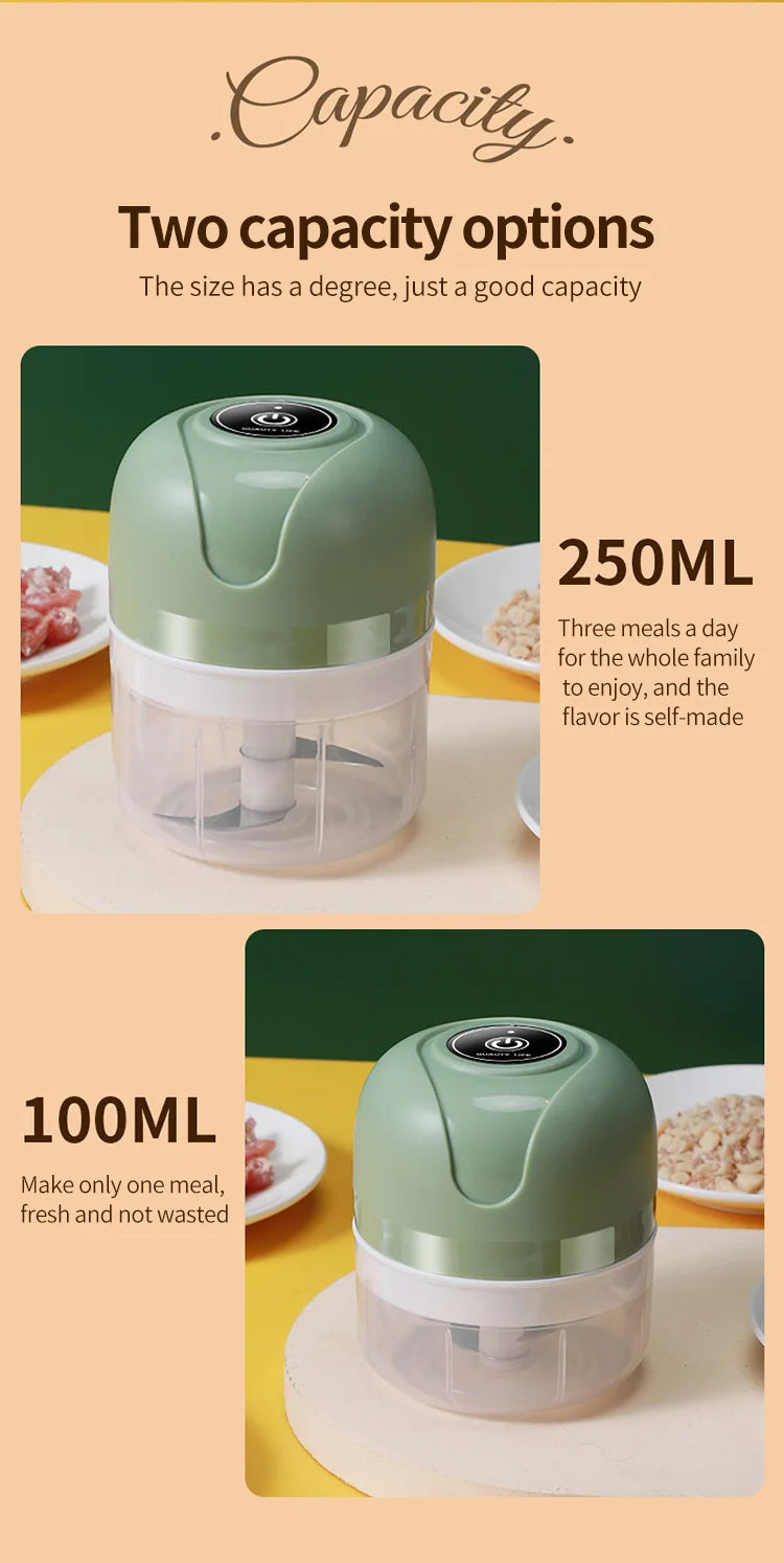 Mini Electric Kitchen Chopper